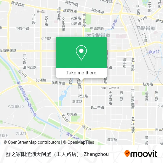 蟹之家阳澄湖大闸蟹（工人路店） map