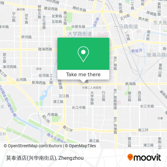 莫泰酒店(兴华南街店) map