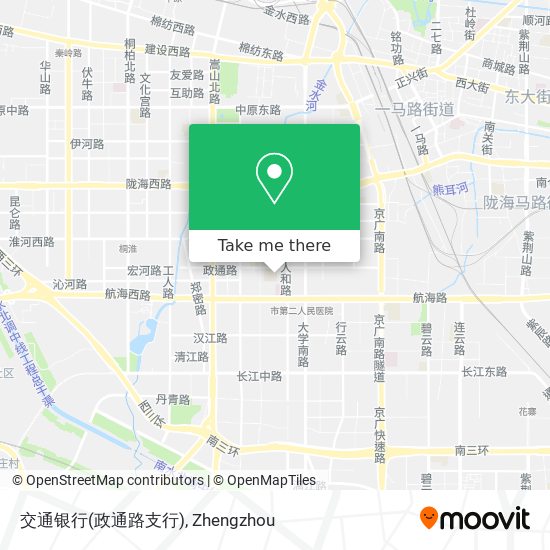 交通银行(政通路支行) map