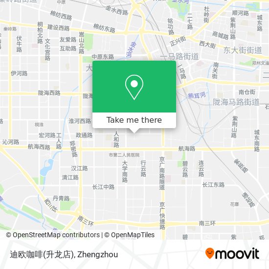 迪欧咖啡(升龙店) map