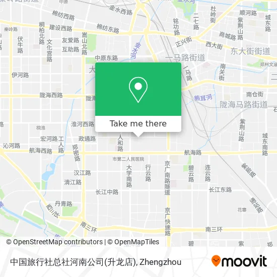 中国旅行社总社河南公司(升龙店) map