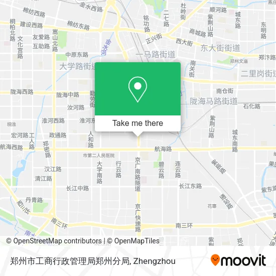 郑州市工商行政管理局郑州分局 map