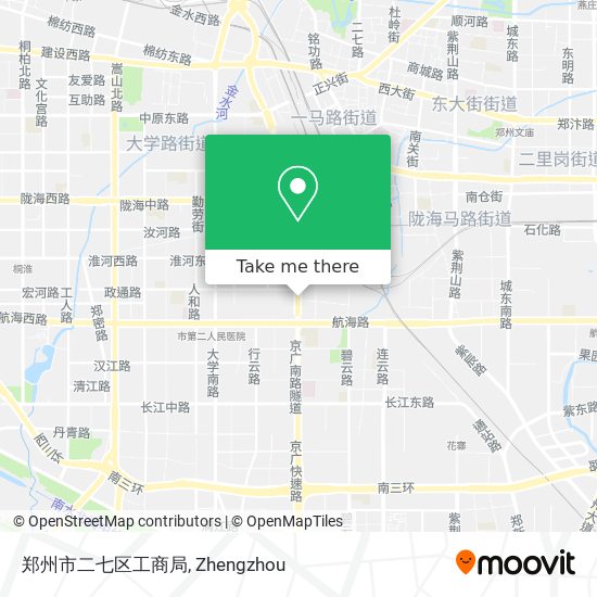 郑州市二七区工商局 map