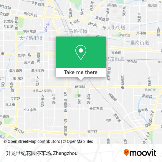 升龙世纪花园停车场 map