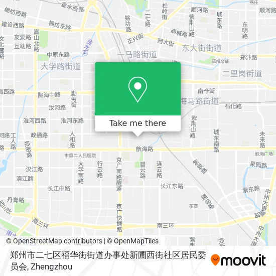 郑州市二七区福华街街道办事处新圃西街社区居民委员会 map