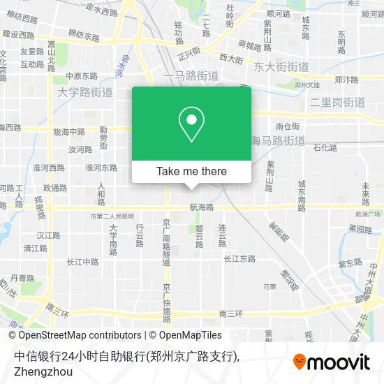 中信银行24小时自助银行(郑州京广路支行) map