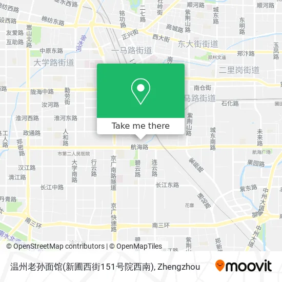 温州老孙面馆(新圃西街151号院西南) map