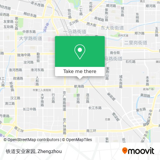 铁道安业家园 map