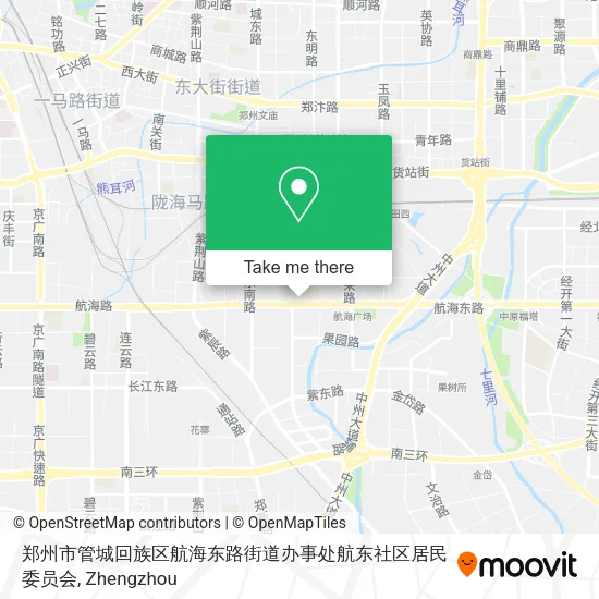 郑州市管城回族区航海东路街道办事处航东社区居民委员会 map