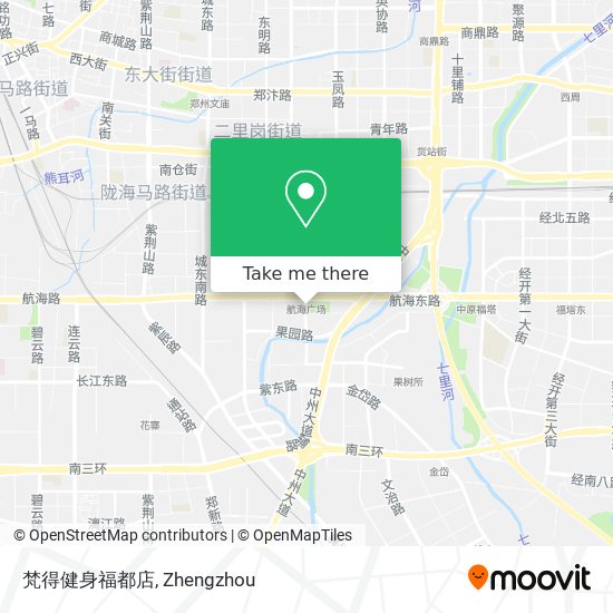 梵得健身福都店 map