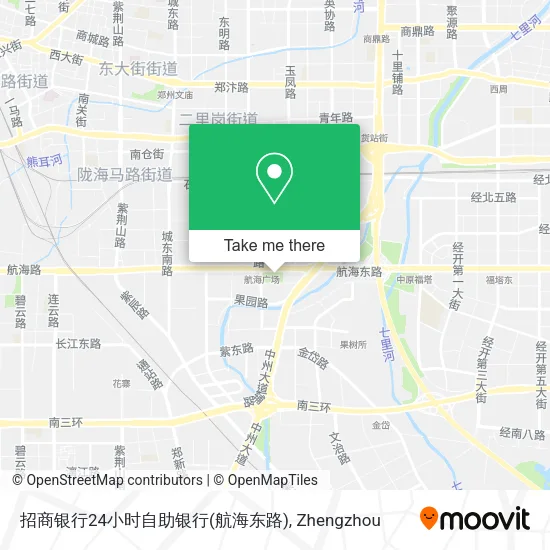 招商银行24小时自助银行(航海东路) map