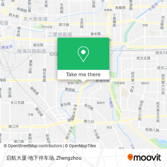 启航大厦-地下停车场 map