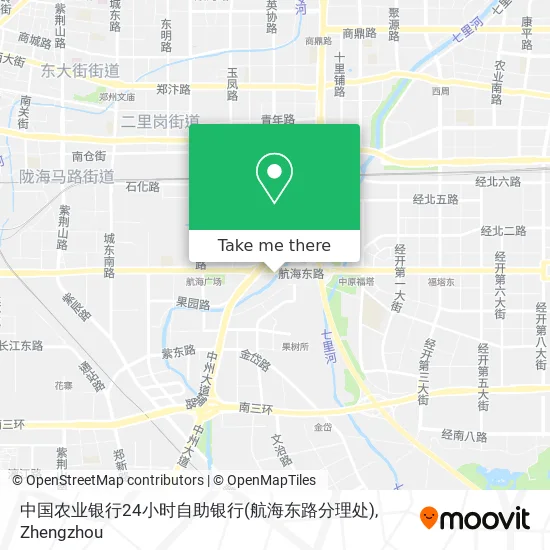 中国农业银行24小时自助银行(航海东路分理处) map