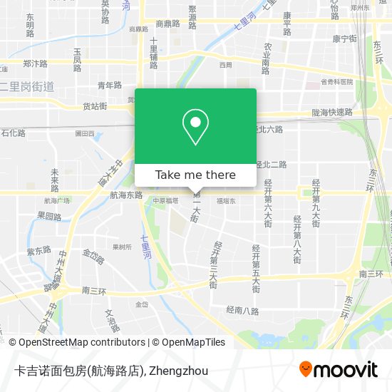 卡吉诺面包房(航海路店) map