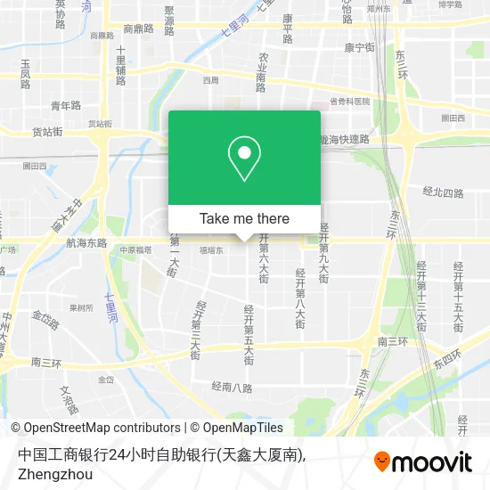 中国工商银行24小时自助银行(天鑫大厦南) map
