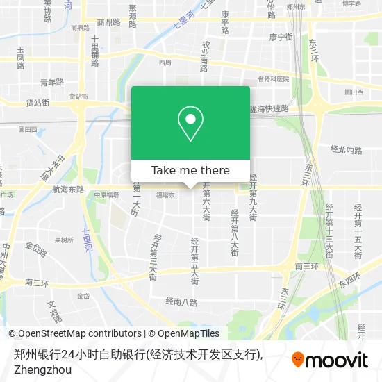 郑州银行24小时自助银行(经济技术开发区支行) map