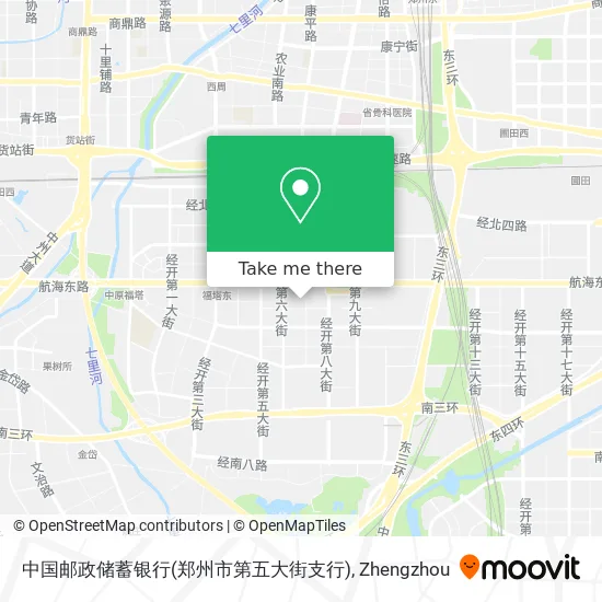 中国邮政储蓄银行(郑州市第五大街支行) map