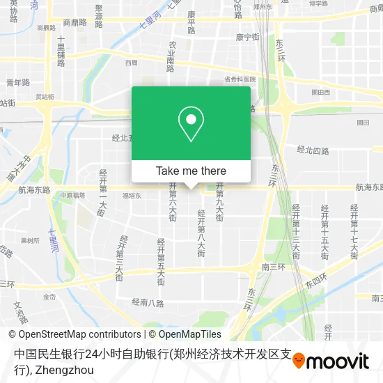 中国民生银行24小时自助银行(郑州经济技术开发区支行) map