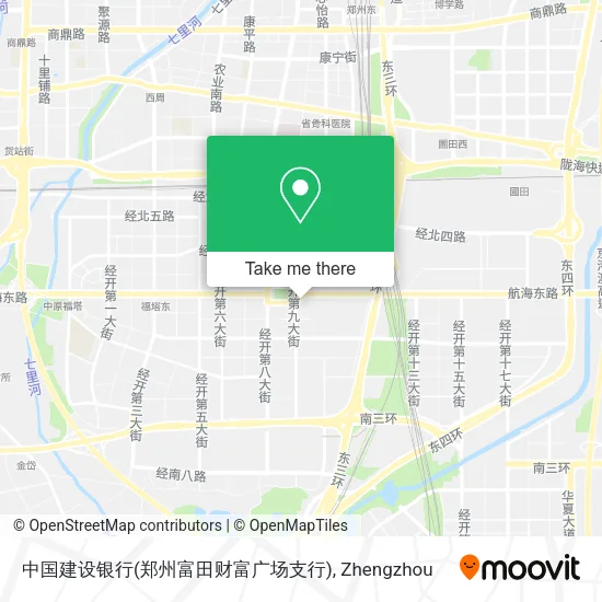 中国建设银行(郑州富田财富广场支行) map