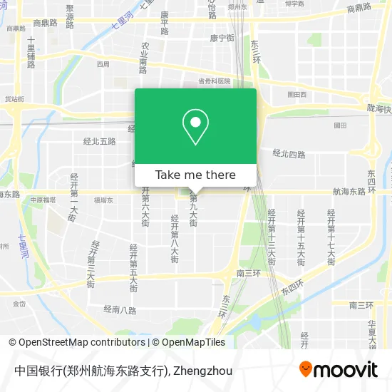 中国银行(郑州航海东路支行) map