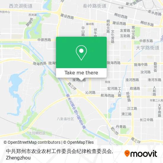 中共郑州市农业农村工作委员会纪律检查委员会 map