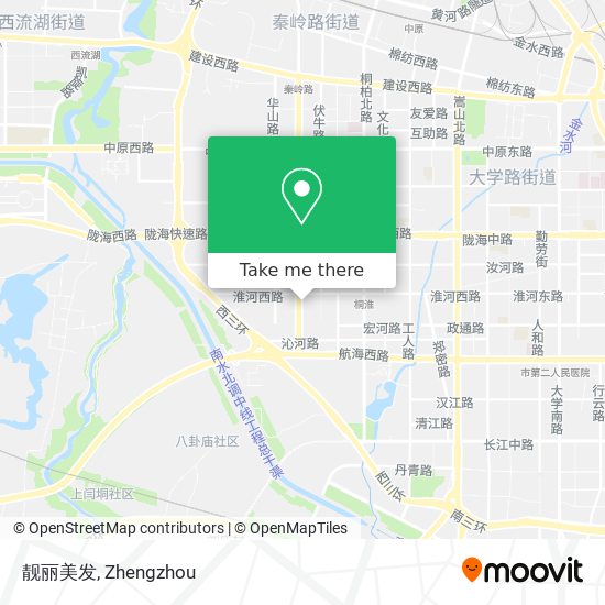 靓丽美发 map