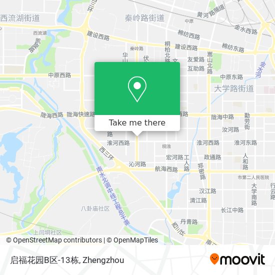 启福花园B区-13栋 map