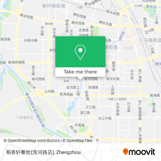 蜀香轩餐饮(淮河路店) map