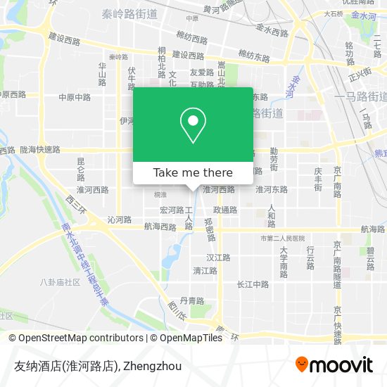 友纳酒店(淮河路店) map