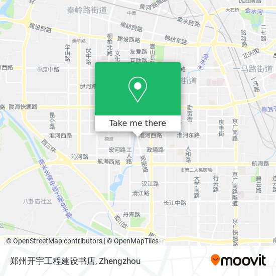 郑州开宇工程建设书店 map