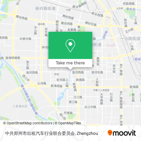 中共郑州市出租汽车行业联合委员会 map