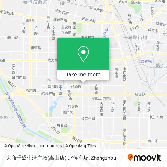 大商千盛生活广场(嵩山店)-北停车场 map