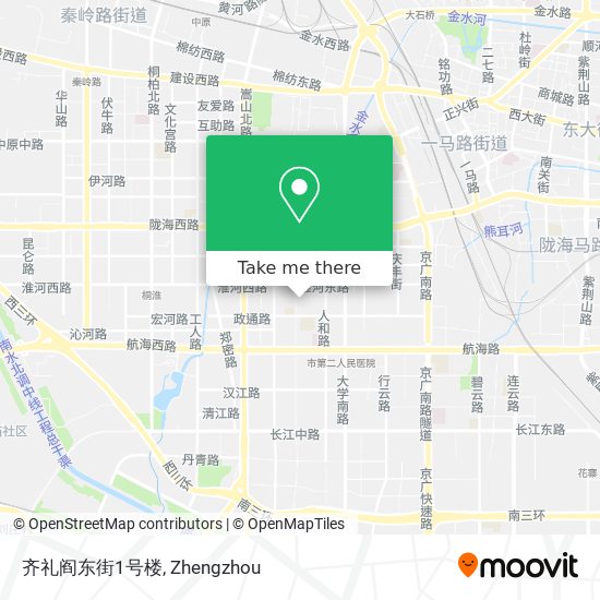 齐礼阎东街1号楼 map