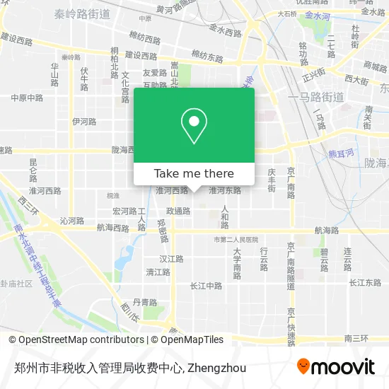 郑州市非税收入管理局收费中心 map