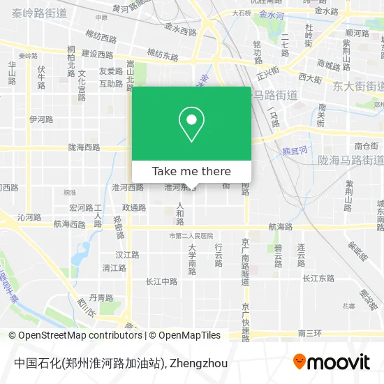 中国石化(郑州淮河路加油站) map