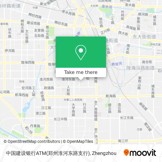 中国建设银行ATM(郑州淮河东路支行) map