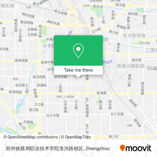 郑州铁路局职业技术学院淮河路校区 map