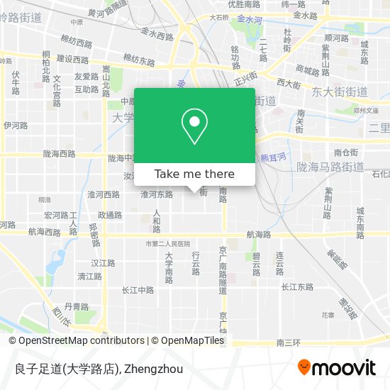 良子足道(大学路店) map