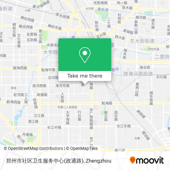 郑州市社区卫生服务中心(政通路) map