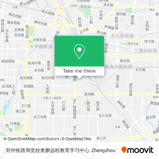 郑州铁路局党校奥鹏远程教育学习中心 map