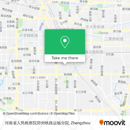 河南省人民检察院郑州铁路运输分院 map