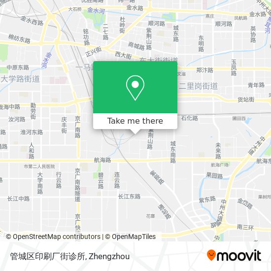 管城区印刷厂街诊所 map