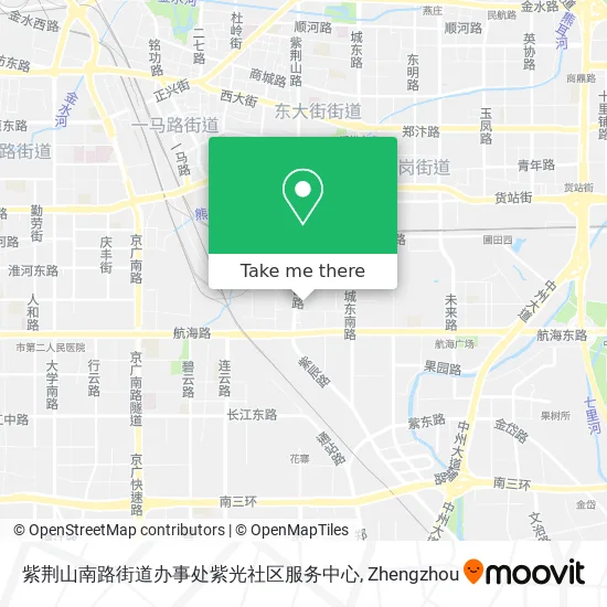 紫荆山南路街道办事处紫光社区服务中心 map