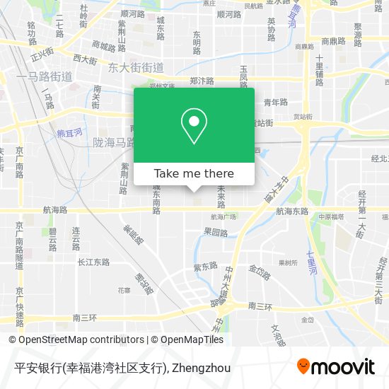 平安银行(幸福港湾社区支行) map