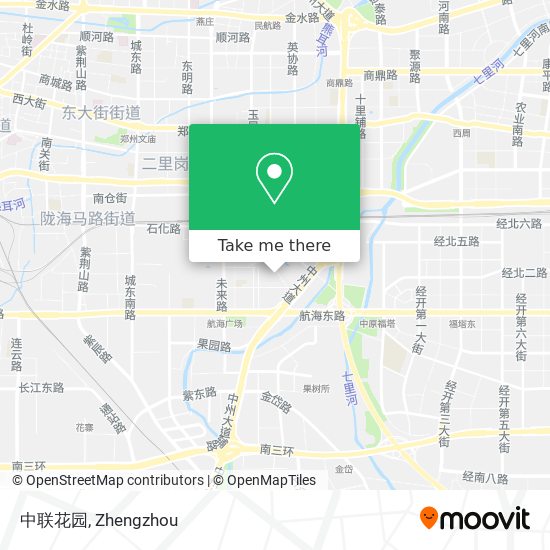 中联花园 map
