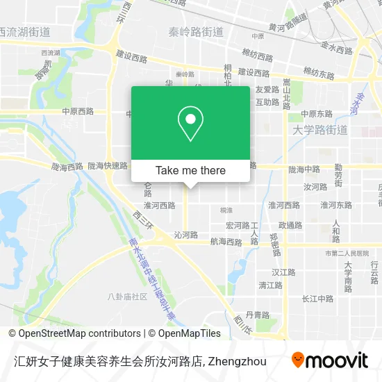 汇妍女子健康美容养生会所汝河路店 map