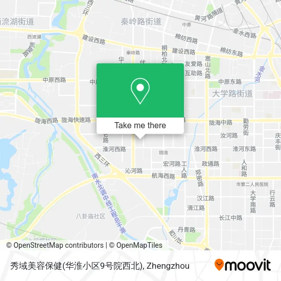 秀域美容保健(华淮小区9号院西北) map