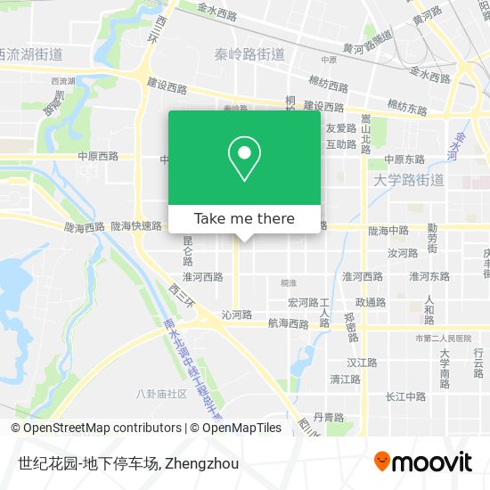 世纪花园-地下停车场 map