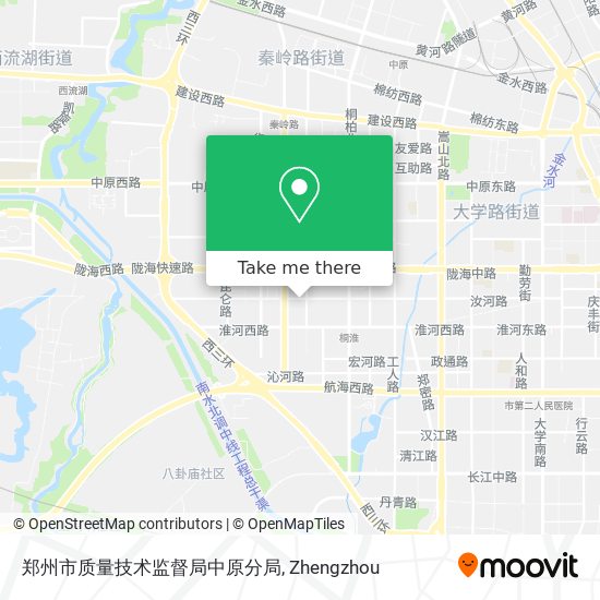 郑州市质量技术监督局中原分局 map