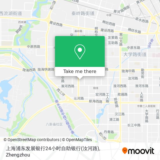 上海浦东发展银行24小时自助银行(汝河路) map